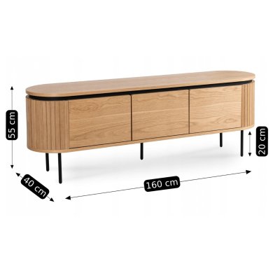 Тумба під ТВ Mebel Elit MARISSA MAXI Дуб - 6 Тумба під ТВ Mebel Elit MARISSA MAXI Дуб ME.MARISSAMAXI/D/RTV фото - 6