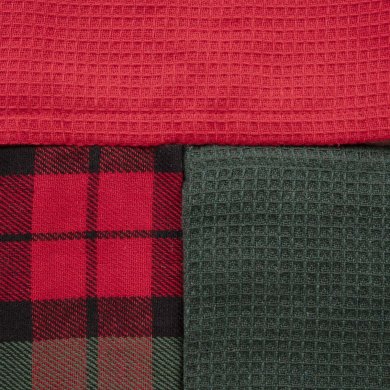 Набор кухонных полотенец Homla TARTAN 45x65 см 3 шт Принт 223205 фото - 3