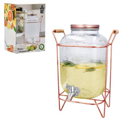 Диспенсер для напоїв Chomik 5 л Прозорий DUC9109 фото - 5