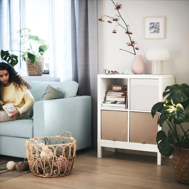 Стелаж KALLAX Білий - 2 IKEA Стелаж KALLAX Білий (ИКЕА КАЛЛАКС) 89442641 фото - 2