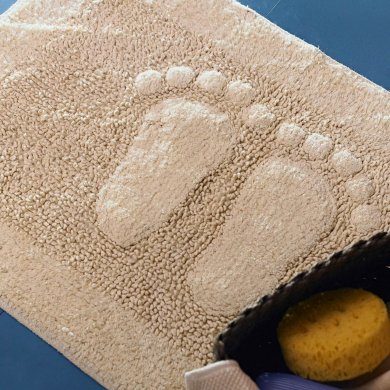 Коврик для ванной Homla NADRA Бежевый 231770 фото - 6