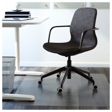 Офисное кресло LANGFJALL Темно-серый - 2 IKEA Офисное кресло LANGFJALL Темно-серый (ИКЕА ЛАНГФЬЯЛЛЬ) 59177902 фото - 2