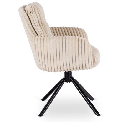 Обеденный стул поворотный Mebel Elit JUNE Velvet Бежевый ME.JUNE/BZ/SZTR/K фото - 3