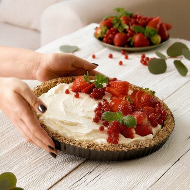 Форма для випікання Homla FEBE 30 см | Чорний - 5 Форма для випікання Homla FEBE 30 см | Чорний 211001 фото - 5