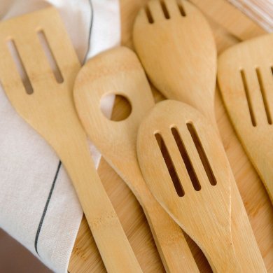 Набор кухонных принадлежностей Homla BAMBOU Дерево - 5 Набор кухонных принадлежностей Homla BAMBOU Дерево 229196 фото - 5