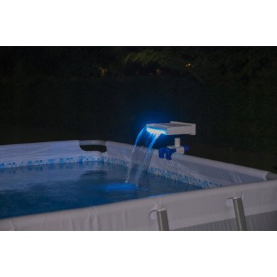 Водоспад з LED підсвіткою Bestway 58619 WATER CASCADE Білий - 11 Водоспад з LED підсвіткою Bestway 58619 WATER CASCADE Білий BES58619 фото - 11