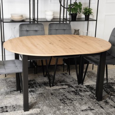 Розкладний обідній стіл Mebel Elit HARRY Дуб рів'єра - 11 Розкладний обідній стіл Mebel Elit HARRY Дуб рів'єра B.HARRY/DR/CZ/S фото - 11