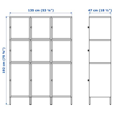 IKEA Комбинация шкафов HALLAN (ИКЕА HÄLLAN) 39276682 фото - 3