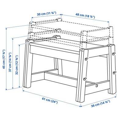 IKEA FLISAT (ИКЕА ФЛИСАТ) 90609178 фото - 5