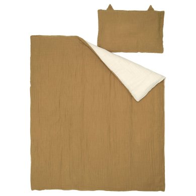 IKEA Комплект постельного белья GULDVAVARE 110х125 см Желтый (ИКЕА ГУЛЬДВАВАРЕ) 30530282 фото - 10