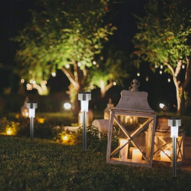 Светильник на солнечной батарее Garden Line HELSINKI Серебристый - 9 Светильник на солнечной батарее Garden Line HELSINKI Серебристый SOL0625 фото - 9