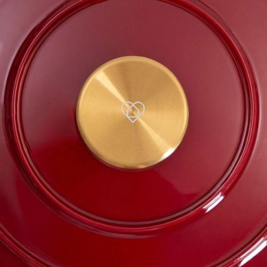 Каструля з кришкою Homla ANDREAS 2,5 л Бордовий 244316 фото - 5