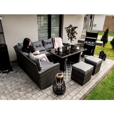 Комплект садових меблів Garden Line MARINE Сірий ABI3453 фото - 4