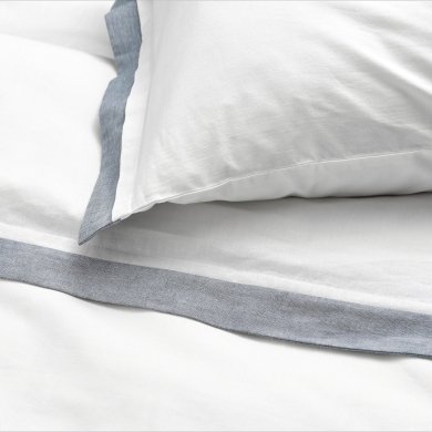 IKEA Комплект постільної білизни TATELSMYGARE 150x200 см Білий (ИКЕА ТАТЕЛСМИГАРЭ) 60554785 фото - 2
