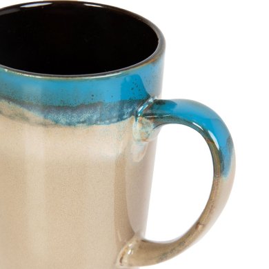 Кружка Homla Menso 600 мл | Синий / Бежевый 210638 фото - 3