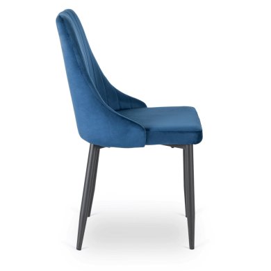 Обеденный стул Mebel Elit BARI Welur Синий ME.BARI/GR/V/K фото - 3