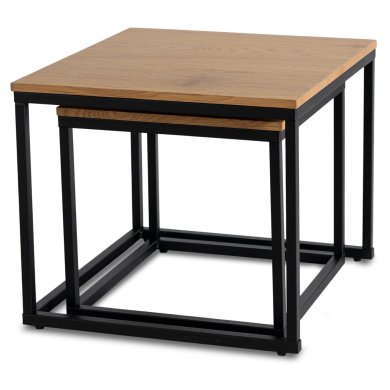 Комплект журнальних столів Mebel Elit CARMI Дуб золотий - 3 Комплект журнальних столів Mebel Elit CARMI Дуб золотий ME.CARMI/DZ/CZ/L фото - 3