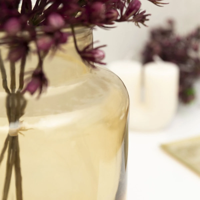 Ваза Homla TENNO 14x22 см | Бежевый 208388 фото - 7