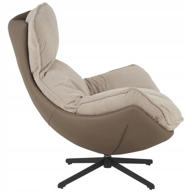 Крісло м'яке поворотне Kontrast JASPER 3D Світло-коричневий 5.01.84298 фото - 6