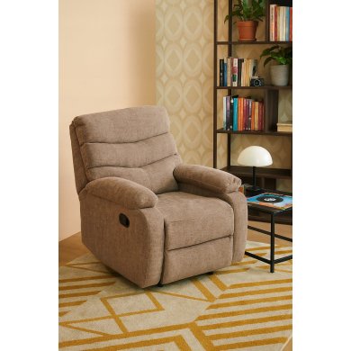 Кресло мягкое раскладное с реклайнером Kontrast VERA Светло-коричневый 5.01.84823 фото - 11