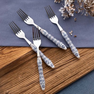 Набір столових вилок Homla MODERN HAMPTONS 4 шт Принт - 4 Набір столових вилок Homla MODERN HAMPTONS 4 шт Принт 240529 фото - 4