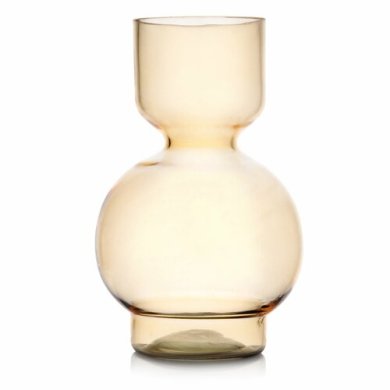 Ваза Duka Glass 19 см | Желтый 2221153