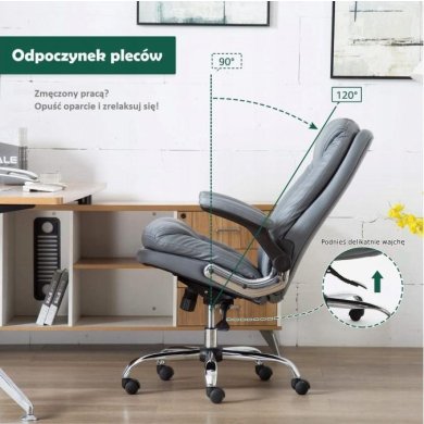 Офисное кресло Mebel Elit PARIS Серый ME.PARIS/P/E/FO фото - 10