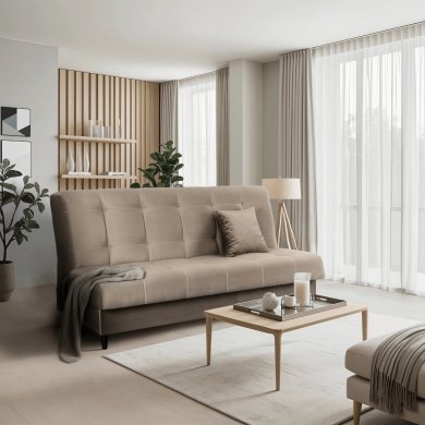 Раскладной диван Mebel Elit LIMA Welur Бежевый PPHUE.MARIO/PAROS3/WER фото - 9