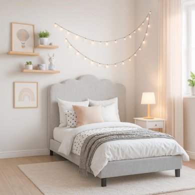 Ліжко Mebel Elit CRATER 120x200 см Сірий ME.CRATER/120/P/T/LOZ