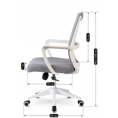 Офісне крісло Mebel Elit LEFKAS Сірий - 13 Офісне крісло Mebel Elit LEFKAS Сірий ME.LEFKAS/P/T/FO фото - 13