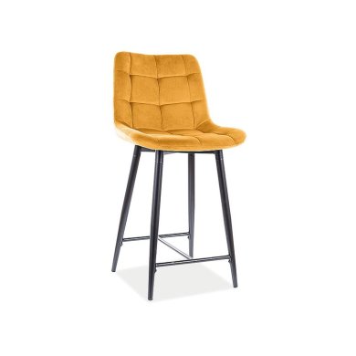 Барний стілець Signal Chic H-2 Velvet Каррі CHICH2VCCU