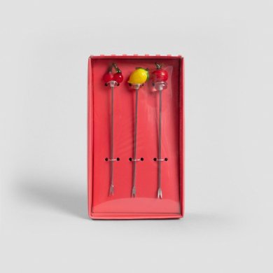 Набір паличок для закусок Homla ORKEL SUMMER 3 шт Різнокольорові 240305 фото - 4