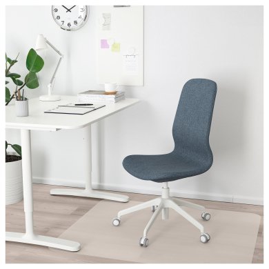 IKEA Офісне крісло LANGFJALL Синій (ИКЕА ЛАНГФЬЯЛЛЬ) 29252511 фото - 13