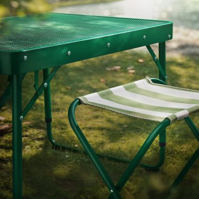 IKEA Комплект складаних садових меблів STRANDON Зелений (ИКЕА СТРЭНДОН) 50575830 фото - 6