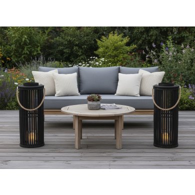 Подсвечник-фонарь Garden Line 24x50 см Черный ILS1326 фото - 2