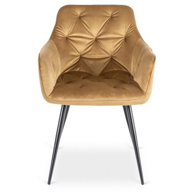 Обеденный стул Mebel Elit MODESTO Welur Горчичный ME.MODESTO/BR/CZ/V/K фото - 2