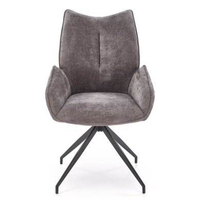 Обідній стілець поворотний Halmar K553 Попелястий V-CH-K/553-KR-POPIELATY фото - 5