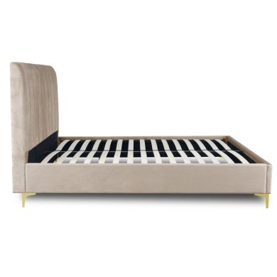 Кровать Mebel Elit MARCELO Welur 160x200 см Бежевый ME.MARCELO/160/BZ/V/LOZ фото - 4