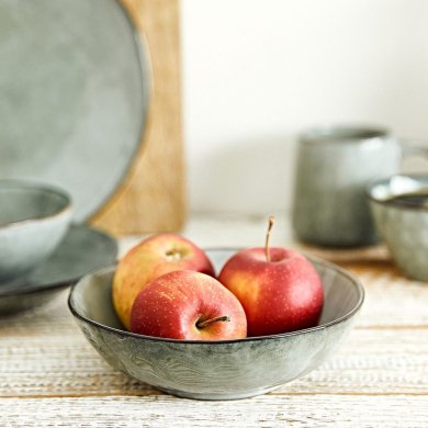 Тарілка глибока Homla LABARRO 18 см Сірий - 6 Тарілка глибока Homla LABARRO 18 см Сірий 218998 фото - 6