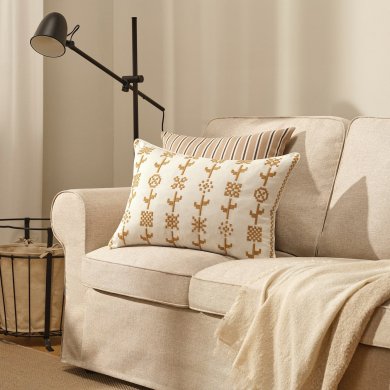 IKEA Декоративная наволочка SIKELSACKMAL 40х58 см Принт (ИКЕА СИКЕЛЬСАКМАЛЬ) 70590778 фото - 2