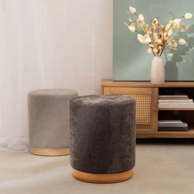 Пуф Homla FICA WOOD Сірий - 5 Пуф Homla FICA WOOD Сірий 233328 фото - 5