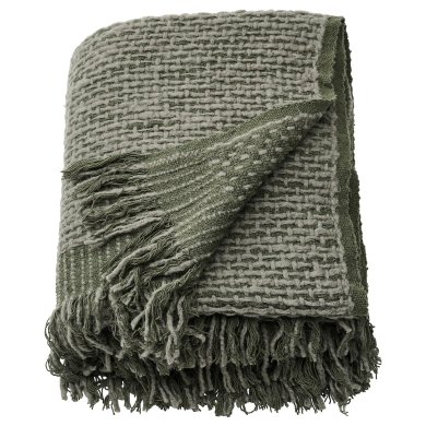 IKEA Плед LAPPTAG 130х170 см Зеленый (ИКЕА ЛАППТАГ) 70572208