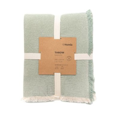 Покривало Homla WAFFEL 180х220 см Зелений 213759 фото - 4