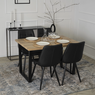 Обідній стілець Mebel Elit MONZA Чорний ME.MONZA/CZ/E/K фото - 11