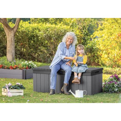 Садовый ящик Keter DARWIN 380 л Серый 252668 фото - 4