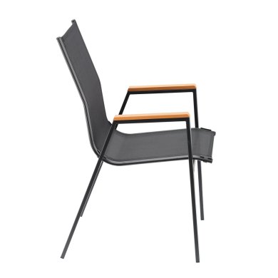 Cадовый стул Garden Line RIT9507 Черный - 2 Cадовый стул Garden Line RIT9507 Черный RIT9507 фото - 2