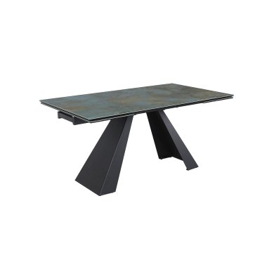 Раскладной обеденный стол Signal SALVADORE Ceramic Бирюзовый SALVADORETUC160 фото - 4
