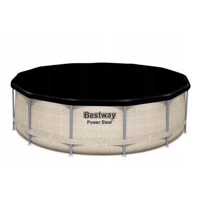 Каркасный бассейн Bestway 5614V POWER STEEL 396х107 см Бежевый 5614V фото - 3