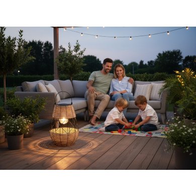 Декоративний світильник на сонячній батареї Garden Line LAP8938 Бежевий LAP8938 фото - 2