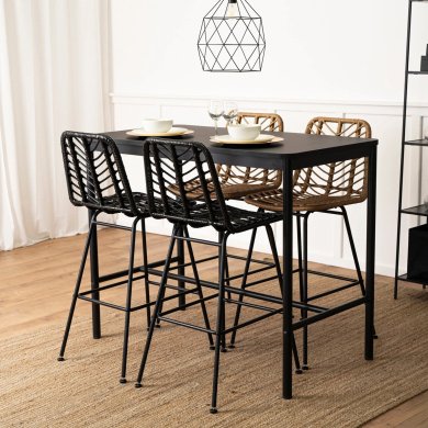 Барний стілець Mebel Elit JERRY Чорний - 7 Барний стілець Mebel Elit JERRY Чорний ME.JERRY/CZ/CZ/RT/H фото - 7